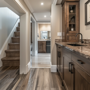 Basement wet bar installation by Piping Pro Plumbing
