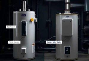 Comparison of gas vs. electric commercial water heaters, highlighting efficiency, cost, and performance differences.