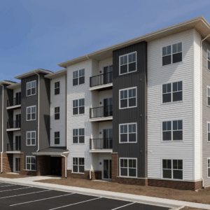 New apartment building Middleton WI showcasing modern plumbing installation